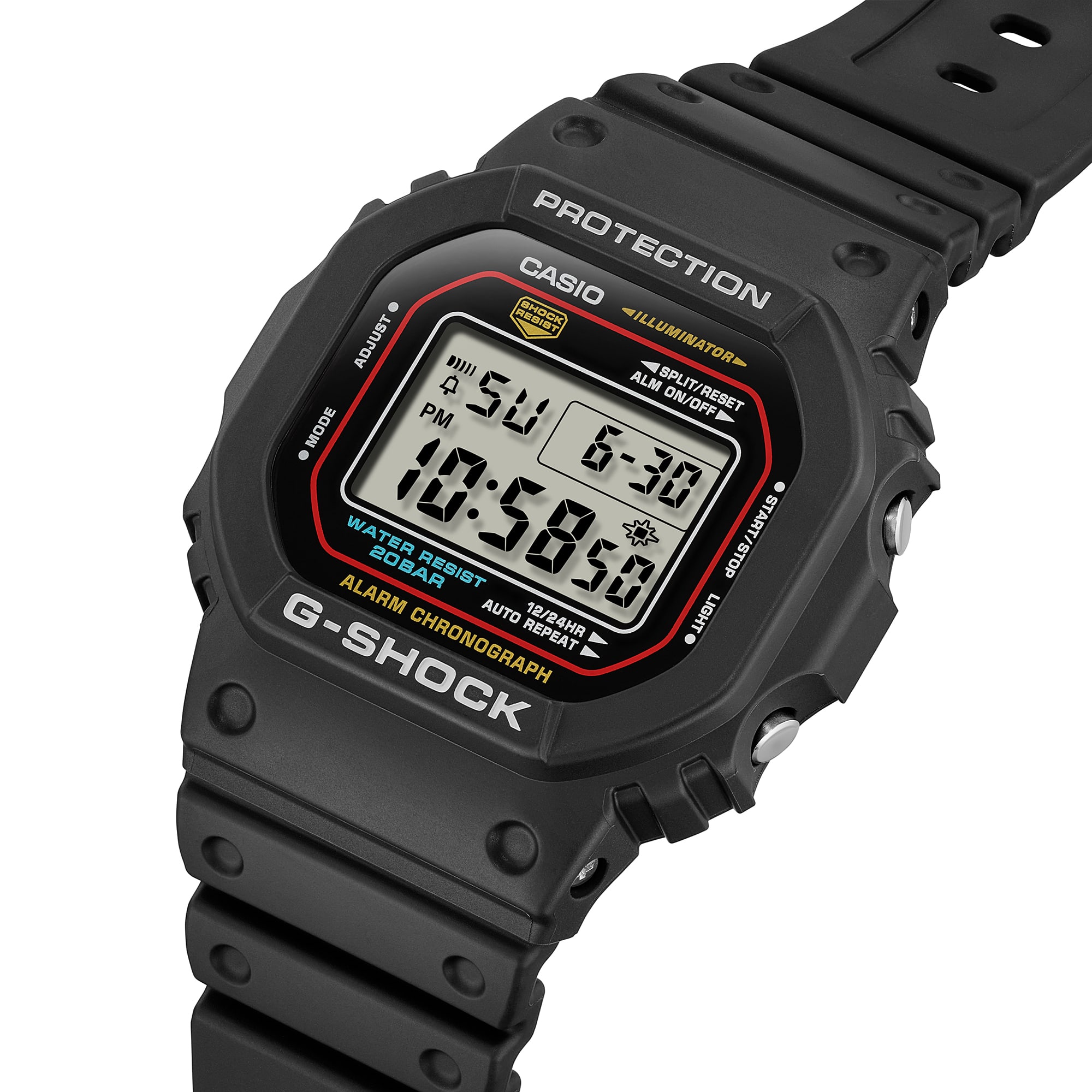 Nachaufnahme der DW-5600RL Armbanduhr von G-SHOCK