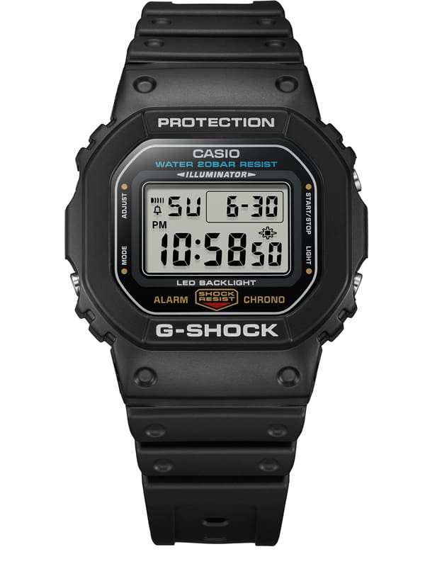 Um link de imagem para a página do G-SHOCK 5600
