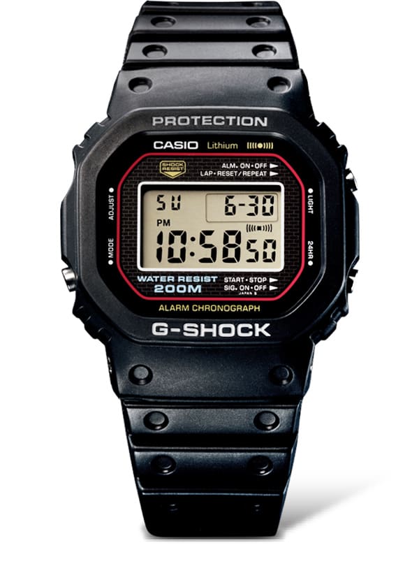 Um link de imagem para a página do G-SHOCK 5600