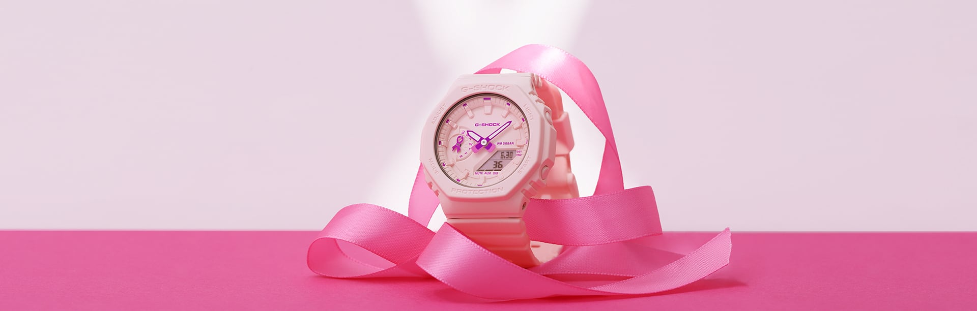 G-SHOCK GMAS2100PR Pink Analog Digital BCRF Collaboration Model