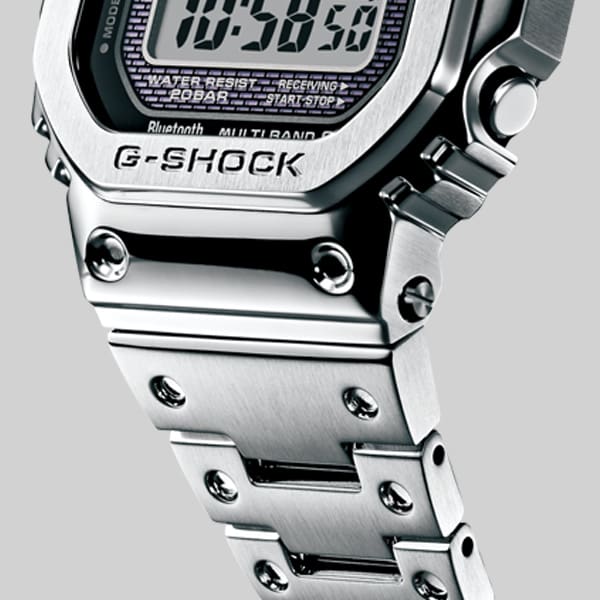 G-SHOCK GMWB5000 Full Metal band and watch connection GMW-B5000D-1