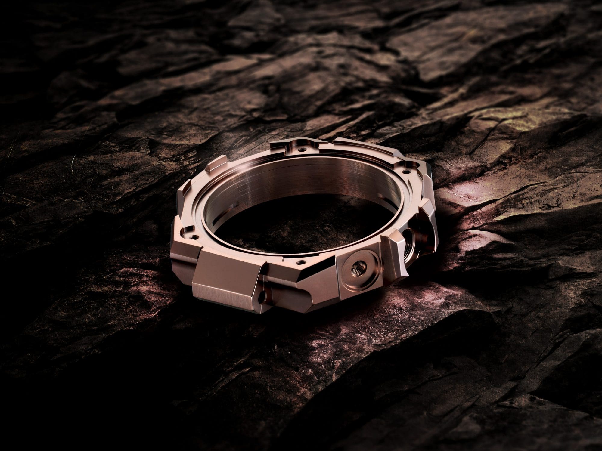 MRG bronze colored watch case