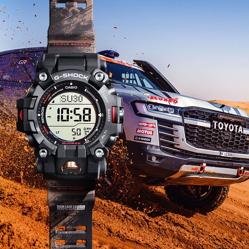 G-SHOCK TEAM LAND CRUISER ブラック　限定品 GW-9500TLC | Team Land Cruiser collaboration model | CASIO