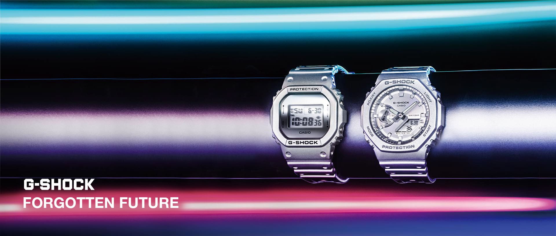 G-SHOCK "FORGOTTEN FUTURE" Modelle GA-2100FF & DW-5600FF