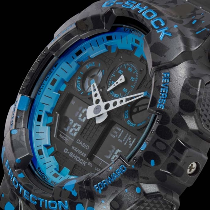 Detalle del dial del GA-100ST-2AER