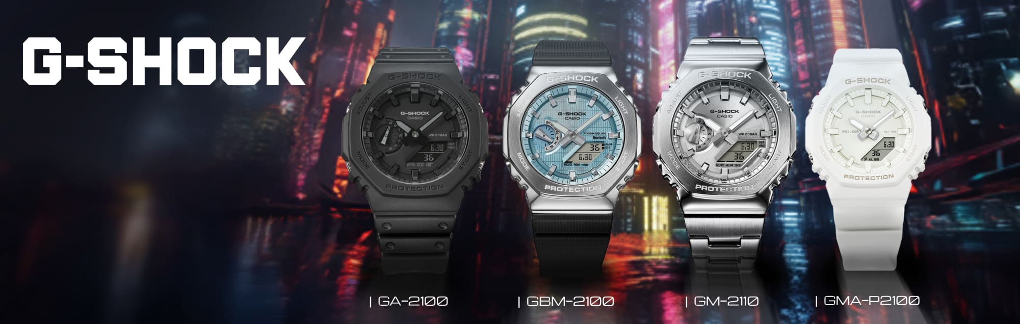 G-SHOCK 2100er modeles