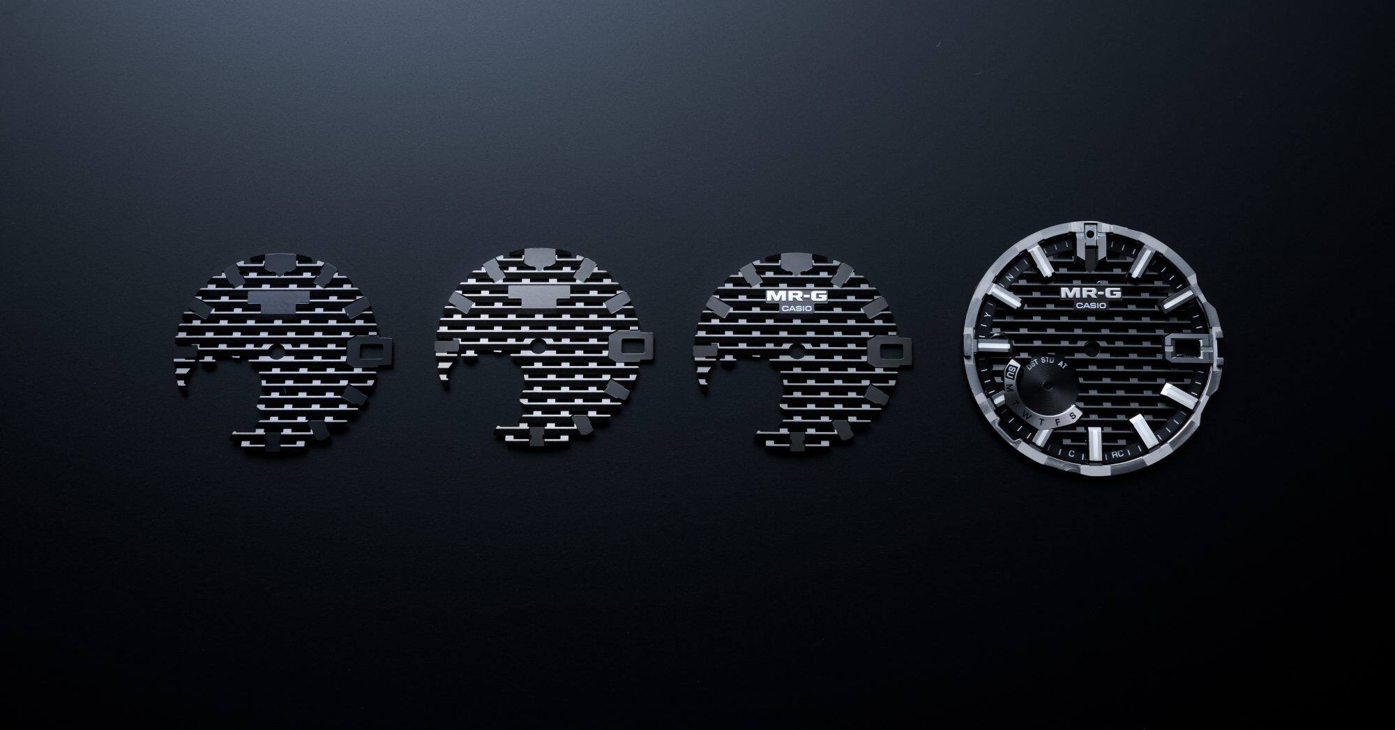 Partes individuales de la esfera del reloj de pulsera MR-G B2100B