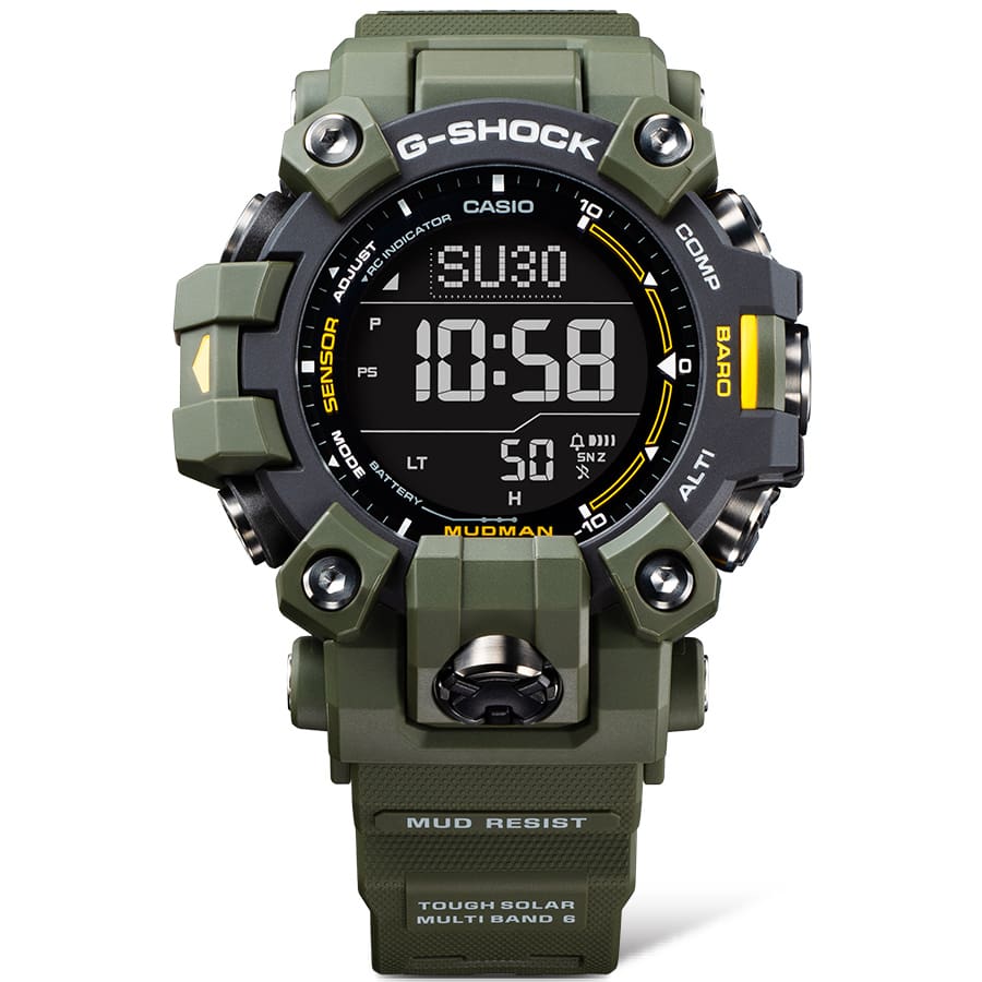 新品未使用　CASIO G-SHOCK GW-9500-1A4 MUDMAN Casio GW9500-1A4 Men's Tough Solar Master of G Red Mudman G