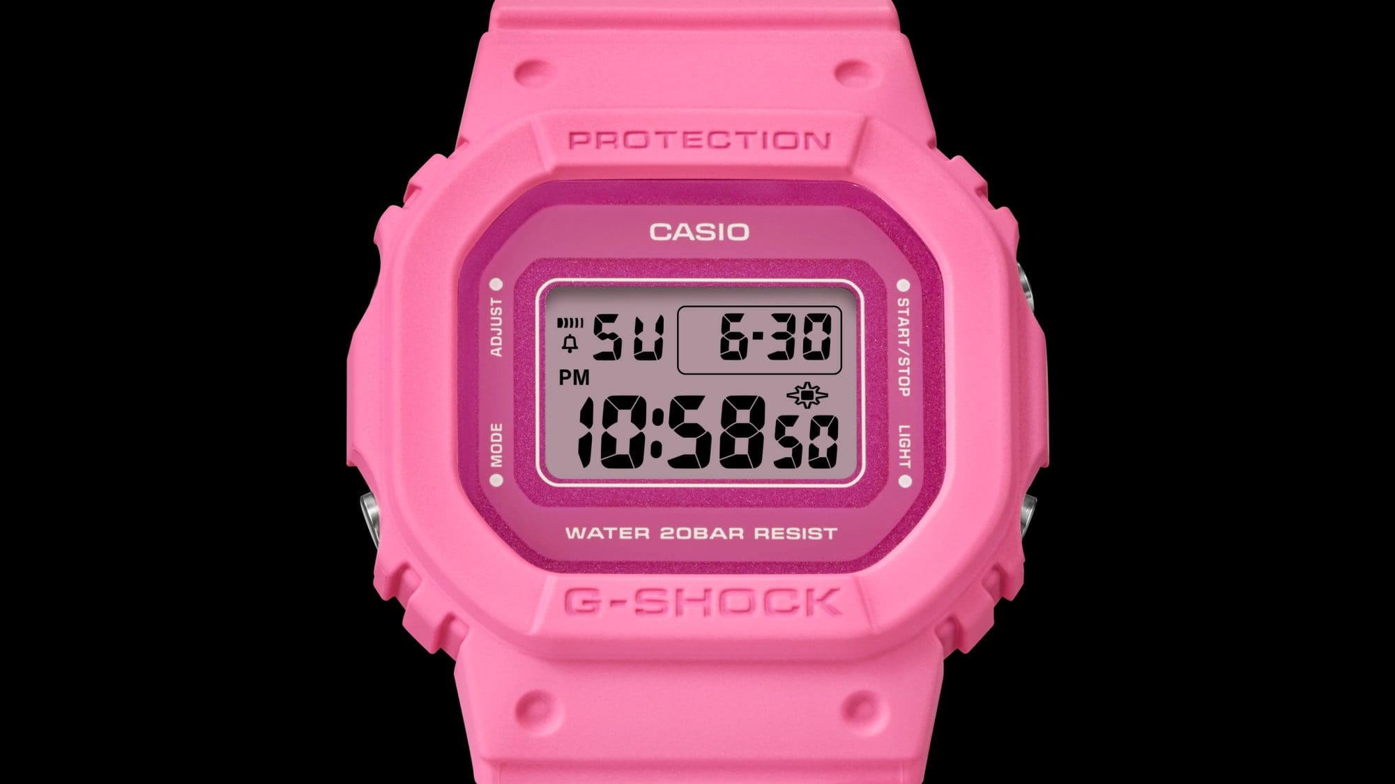 Brilliant pink accents a simple style GMD-S5610PP