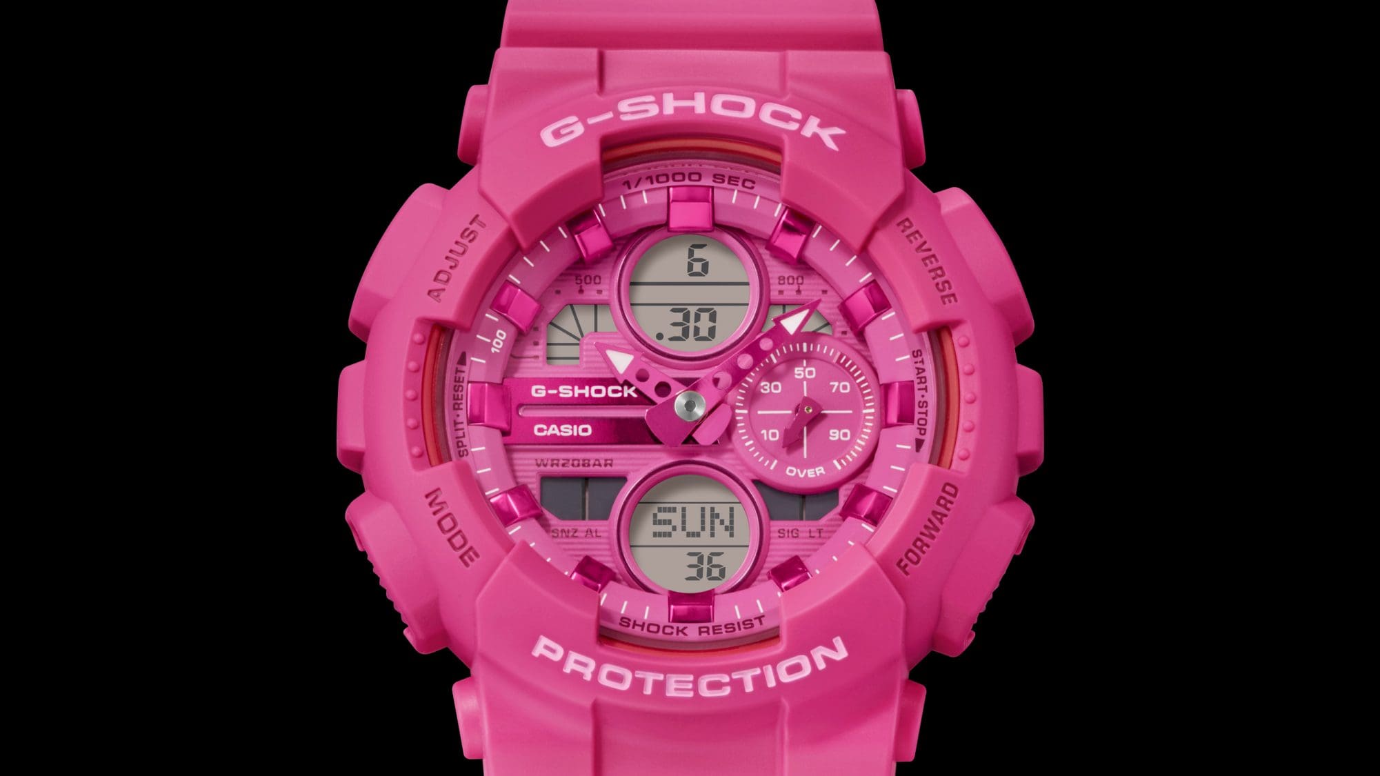 Purply pink for a personality-rich wrist accessory GMA-S140PP