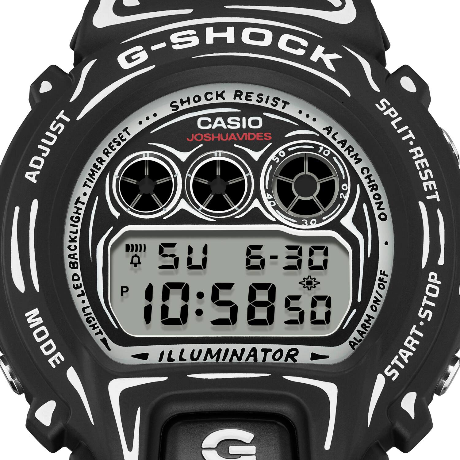 DW-6900JV-1 tampak depan dan samping