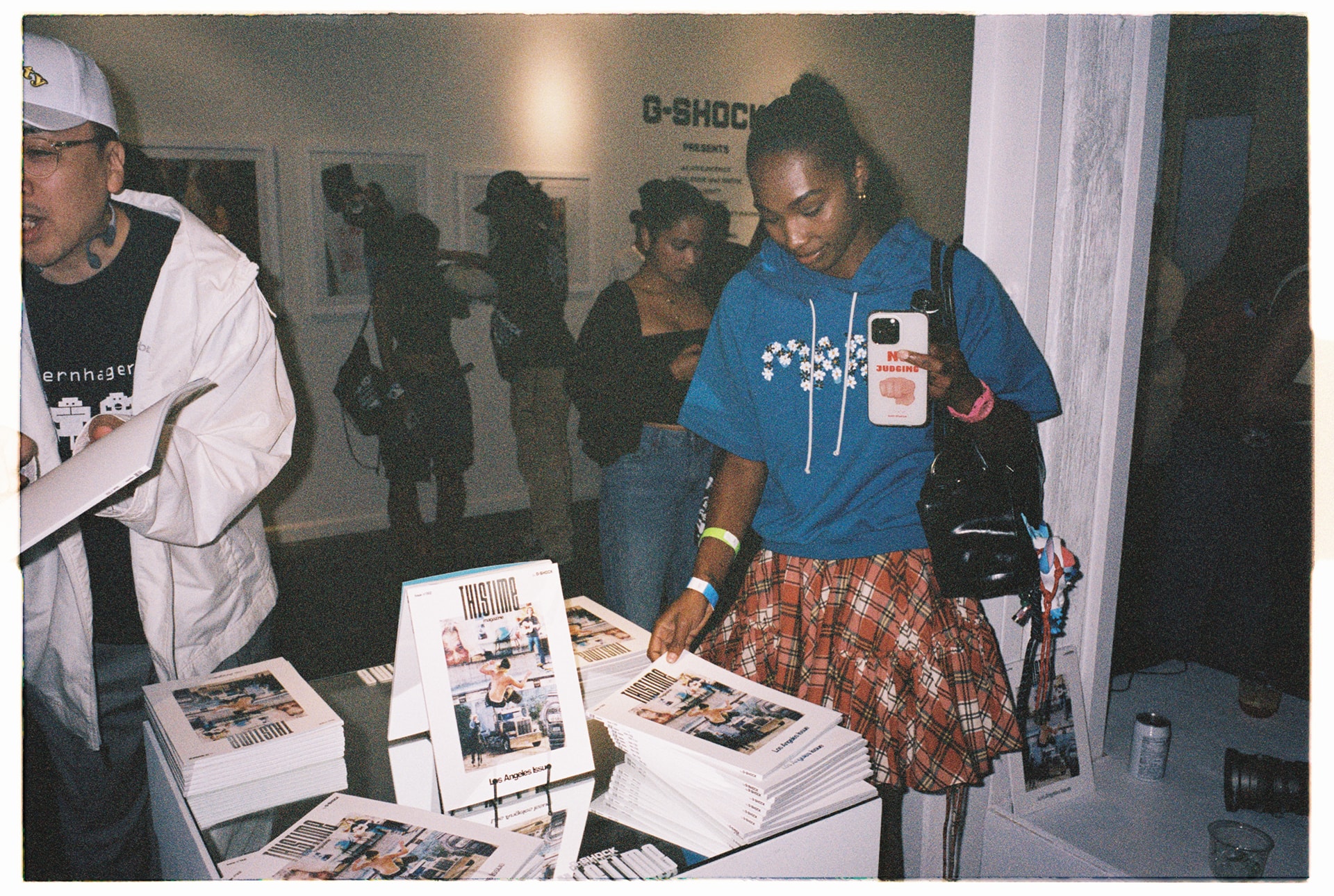 Photo of a woman holding a book