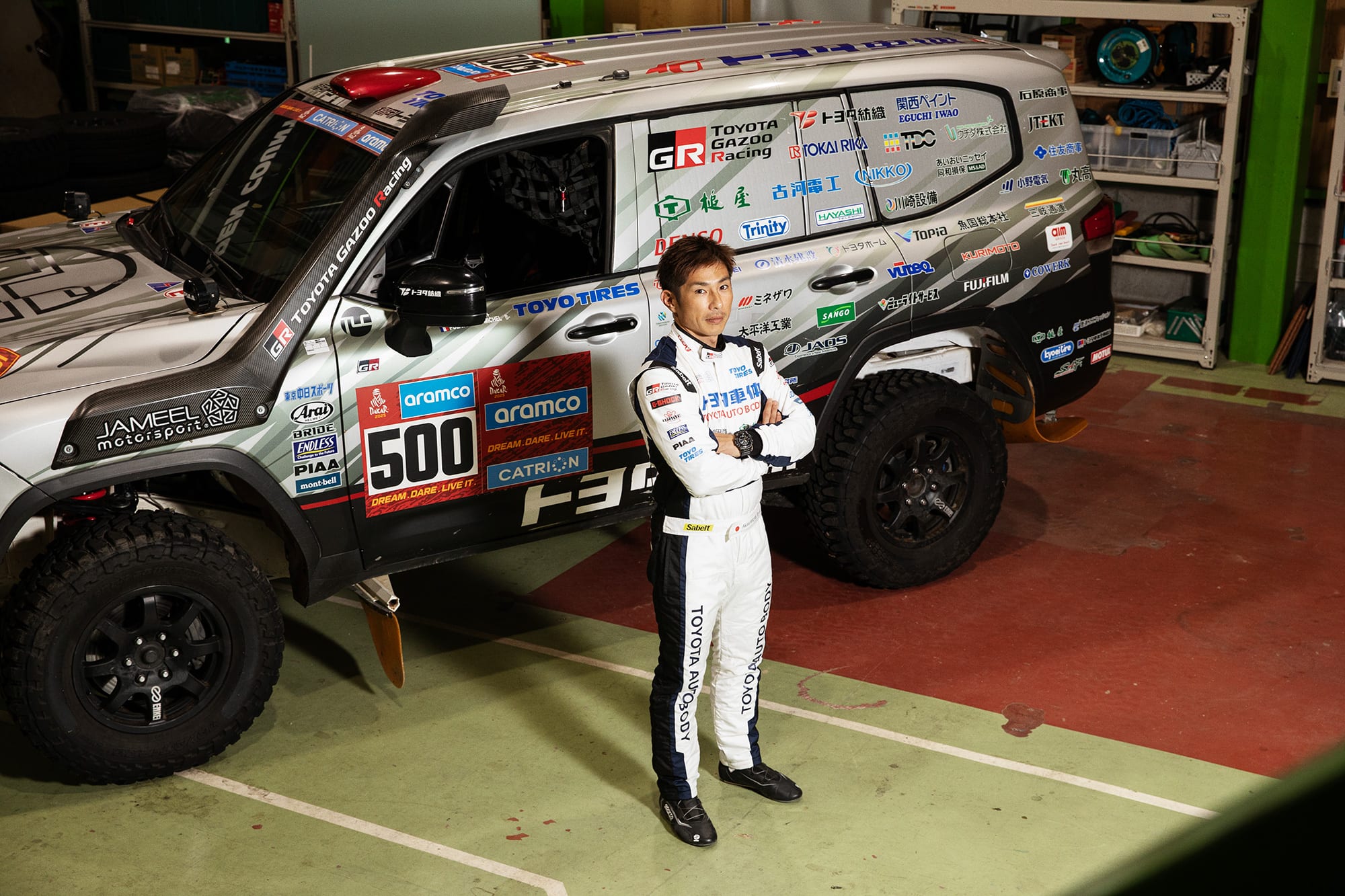 Team Land Cruiser Toyota Auto Body Driver Akira Miura Main visual