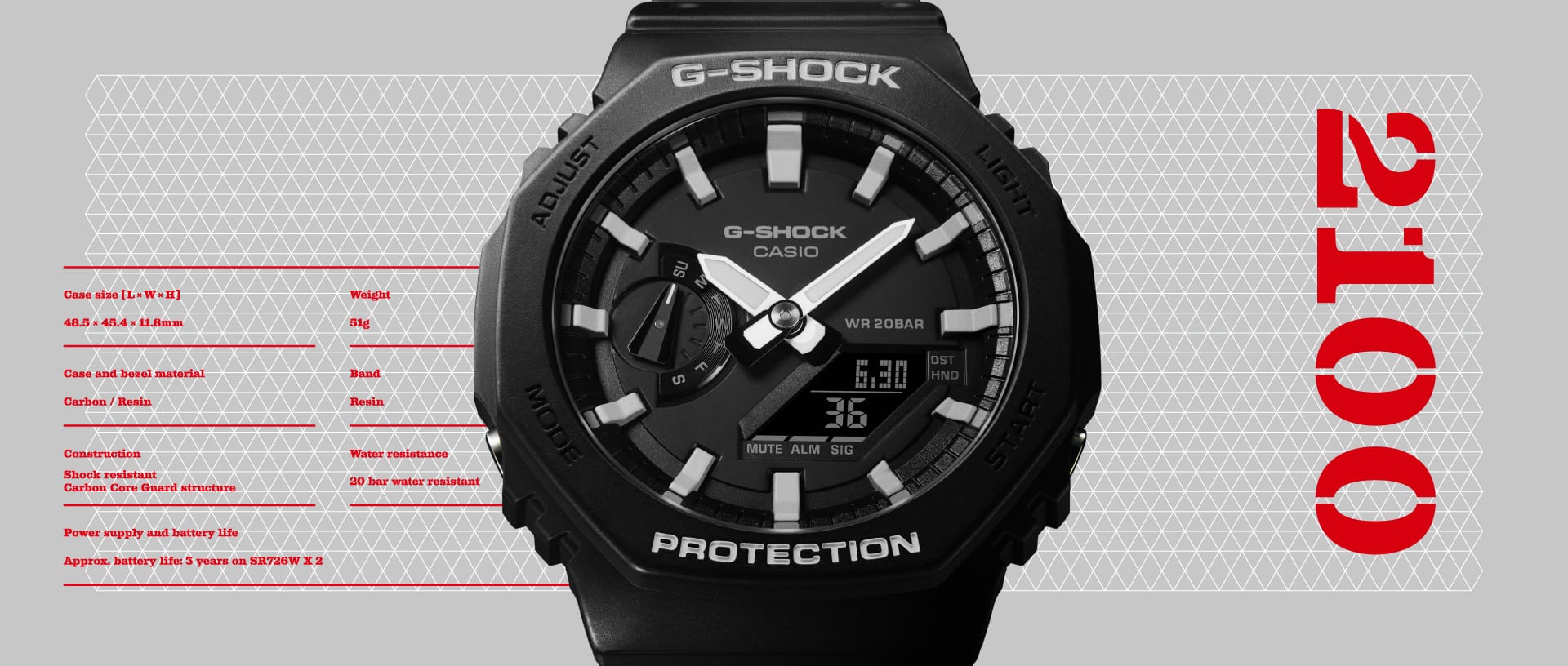 G-SHOCK 2100
