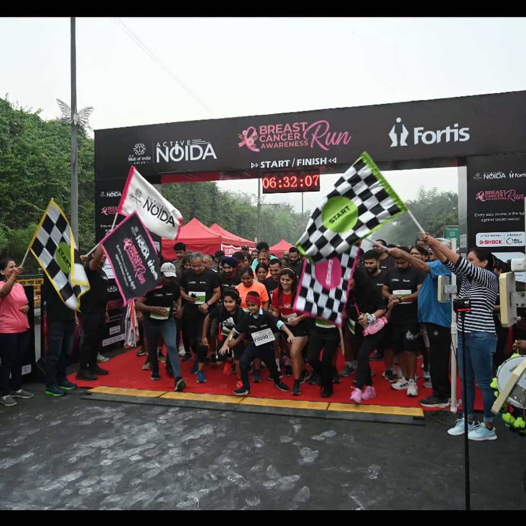 Starting point of Breast cancer awareness run