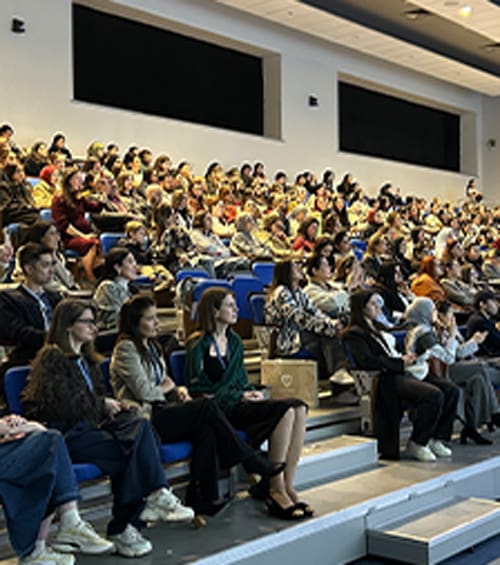 Participants at the medical seminar in Uzbekistan