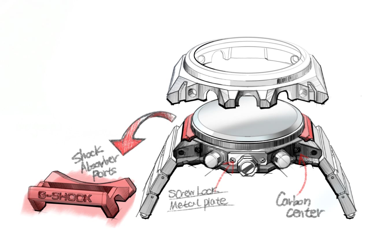 G-STEEL GST-B1000 Design Sketch