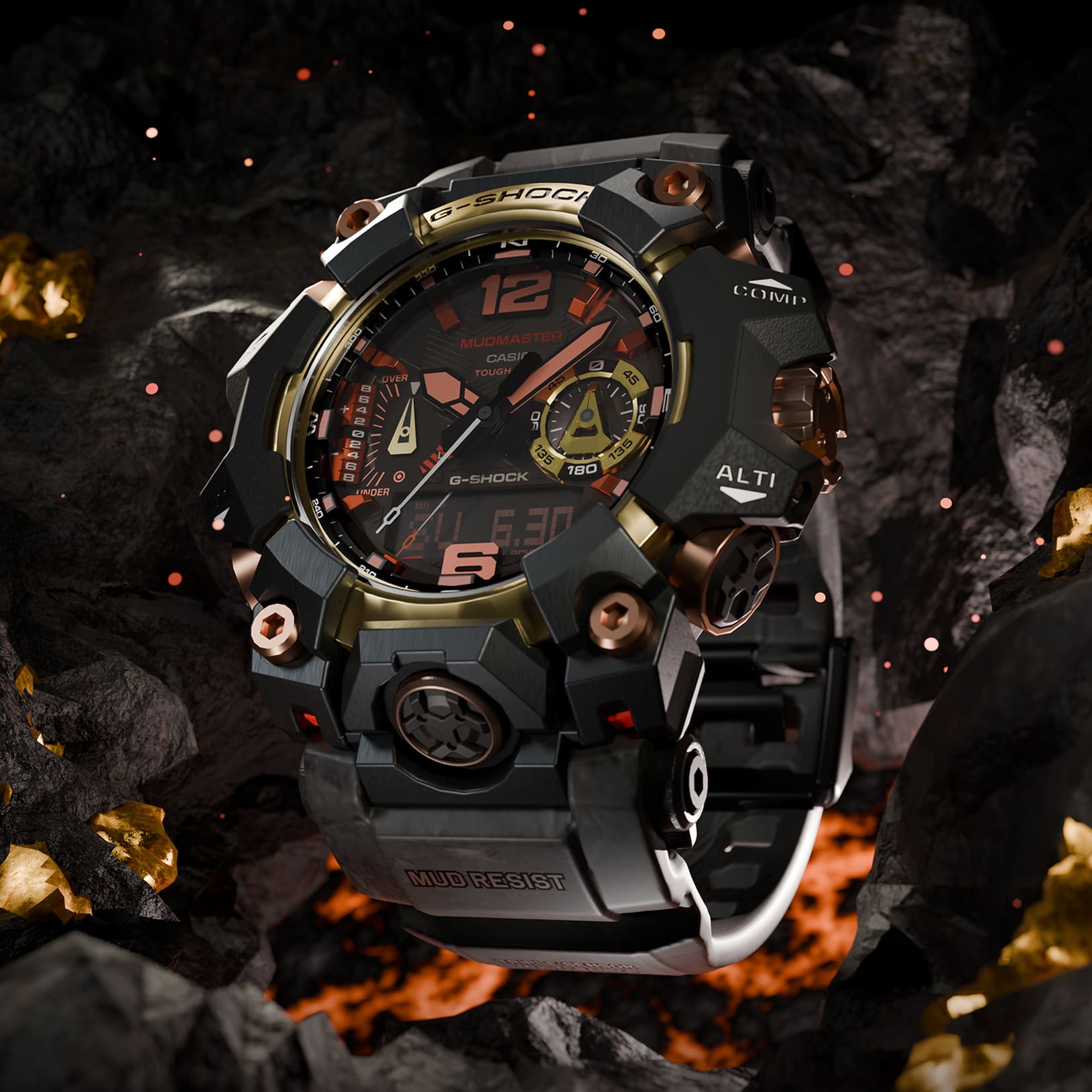 CASIO　G-SHOCK　G-9000 MASTER OF G - LAND Casio G-shock Master of G-Land Mudman G-9000-3VDR AU*au | eBay