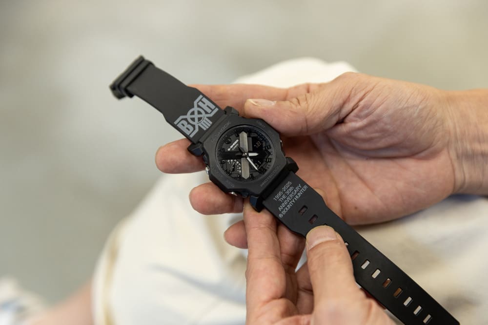バウンティーハンターの30周年記念のG-SHOCK