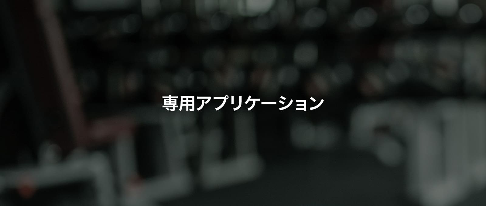 専用アプリケーション