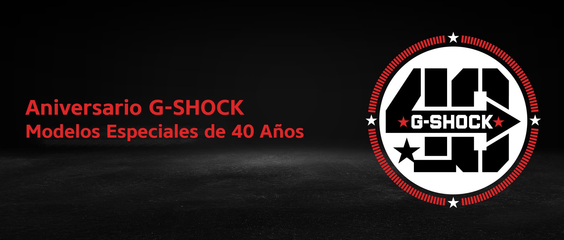 MODELO DEL 40.º ANIVERSARIO “G-SHOCK”誕生40記念モデル