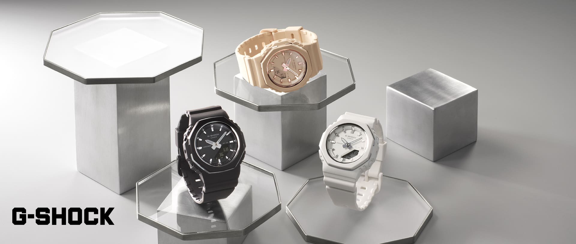 الصفحة الرئيسية لساعة GMA-P2110.