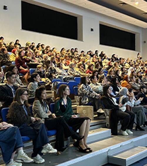 Participants at the medical seminar in Uzbekistan