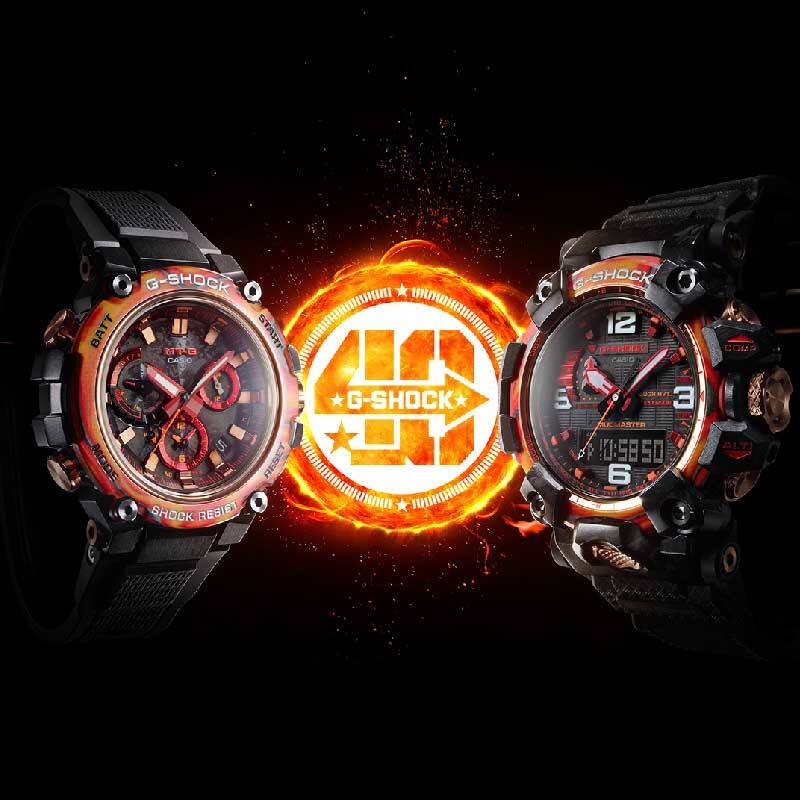 Red Flare 40th Anniversary Models logo
