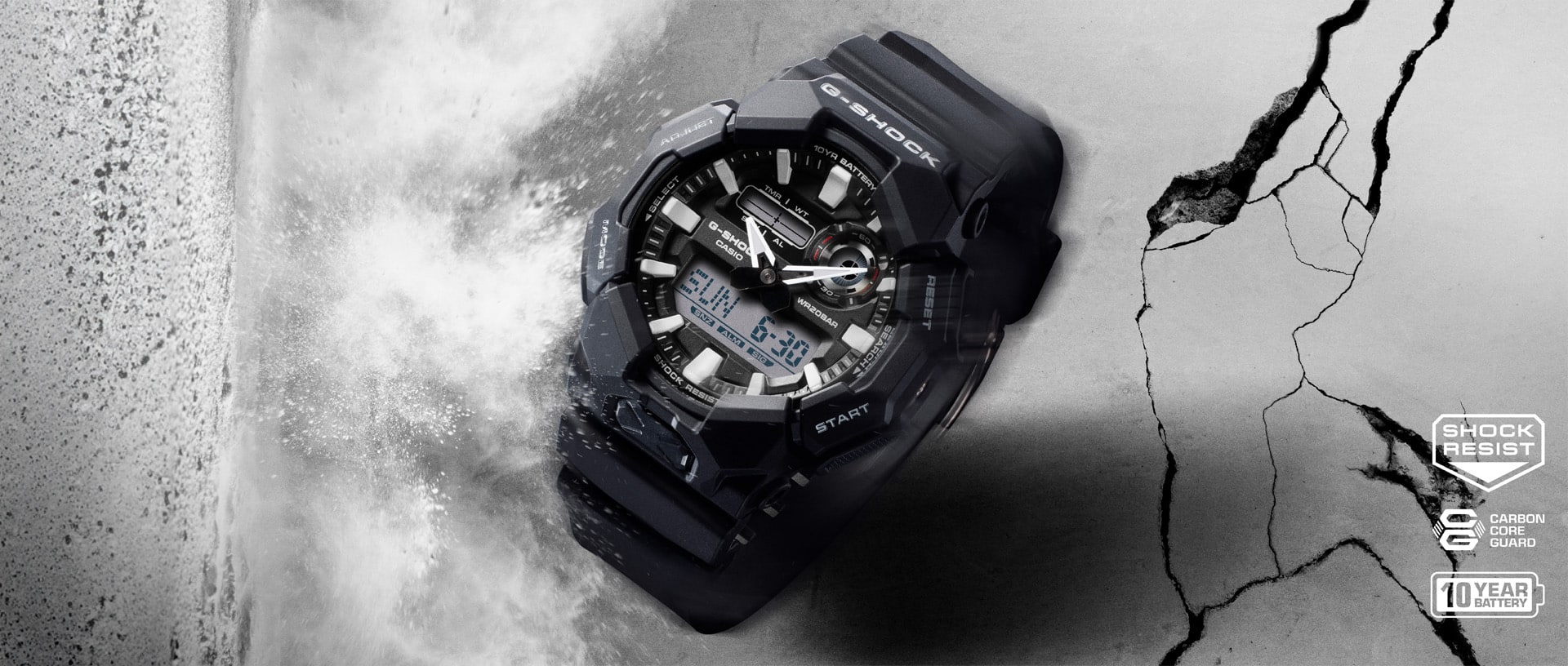 SERIE GA-010 CON BATERÍA DE 10 AÑOS DE DURACIÓN