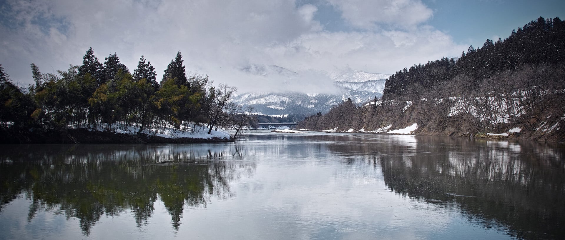 Yamagata winter landscape
