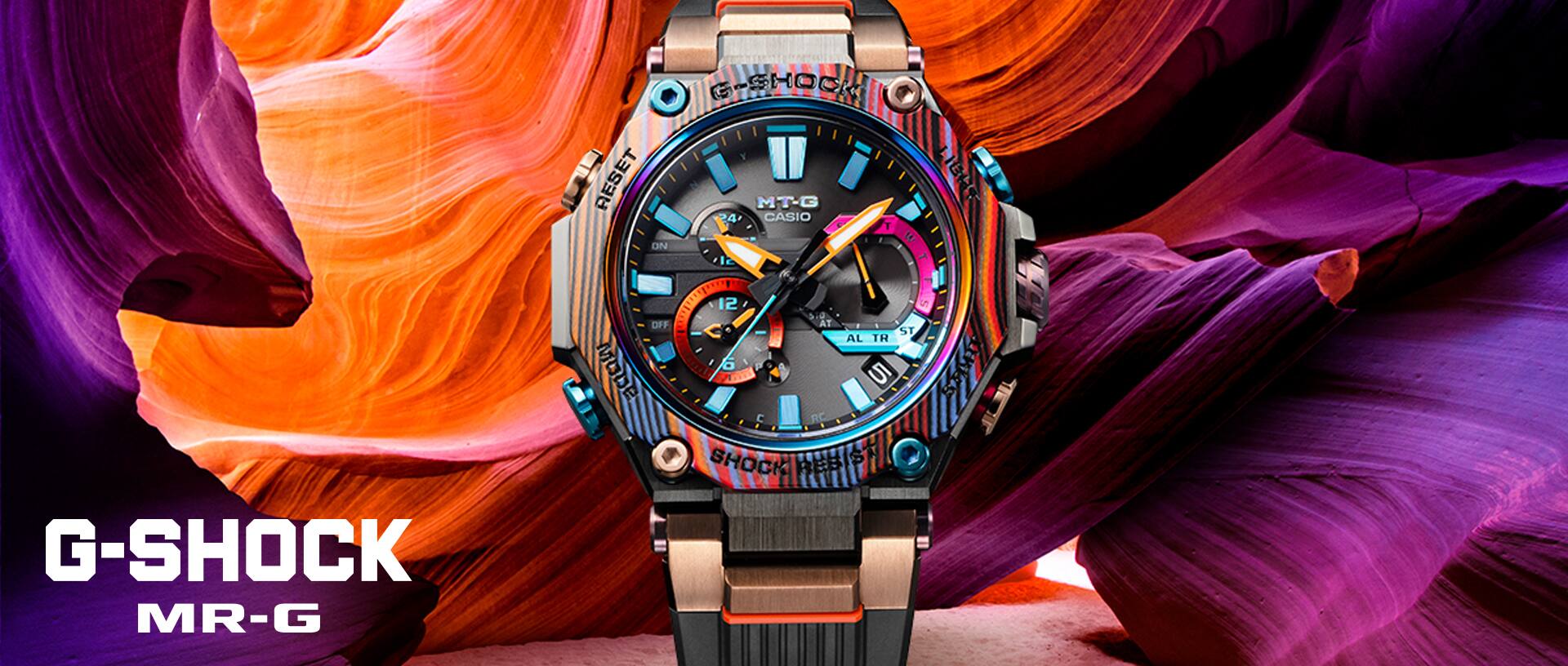 G-SHOCK Colorful MTGB2000XMG watch banner