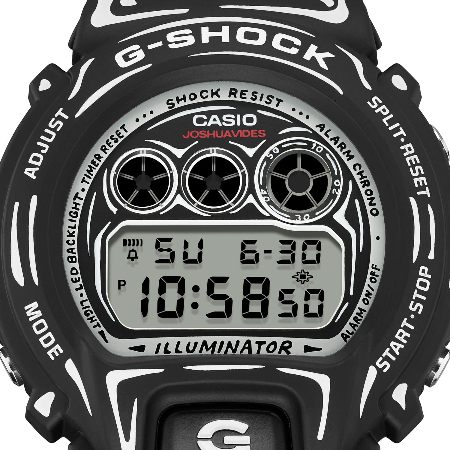 DW-6900JV-1 front and view