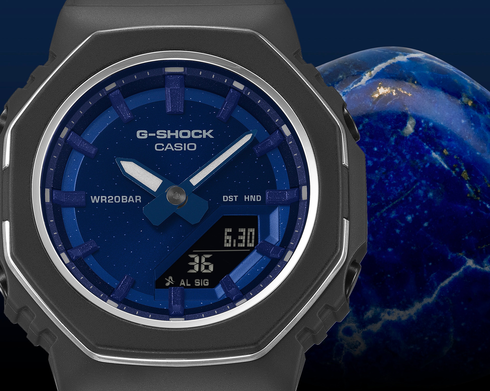 Image of GMA-P2110SC-2A inspired by lapis lazuli (stone meaning: good luck)