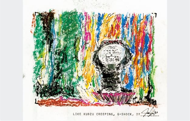 Scrible van een G-SHOCK polshorloge, link naar de artikelpagina van Julian Klincewicz