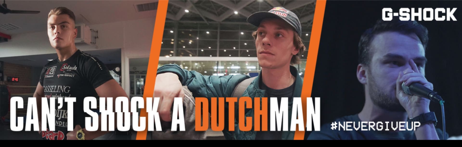 Zij aan zij: Kickbokser Santino Verbee, Snowboarder Jesse Augustines en Beatboxer B_art Beatbox