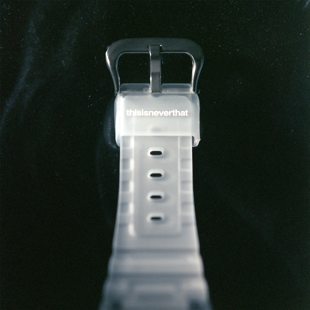 thisisneverthat collaboration branded resin band