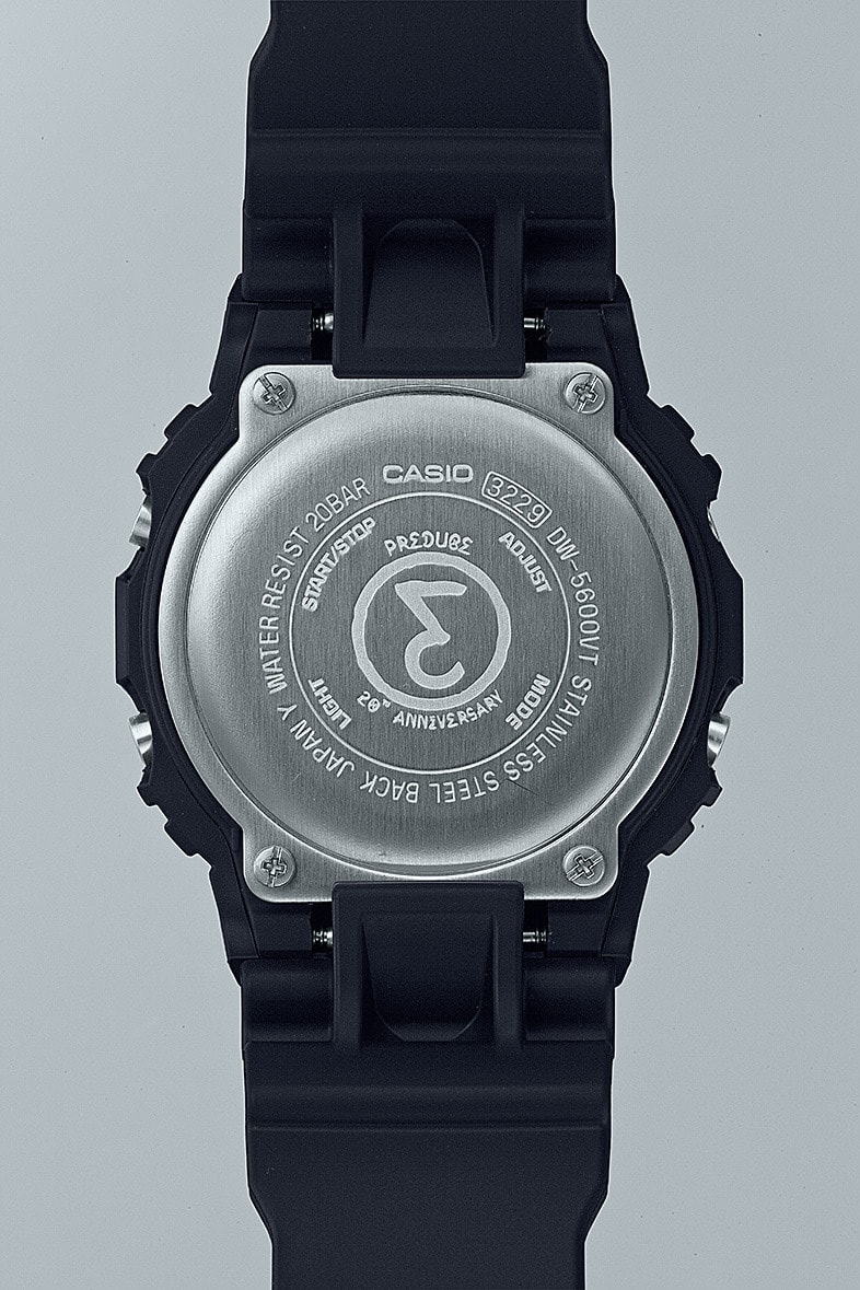 G-SHOCK x PREDUCE_DW-5600PRE22-1_Caseback G-SHOCK x PREDUCE_DW-5600PRE22-1_Caseback