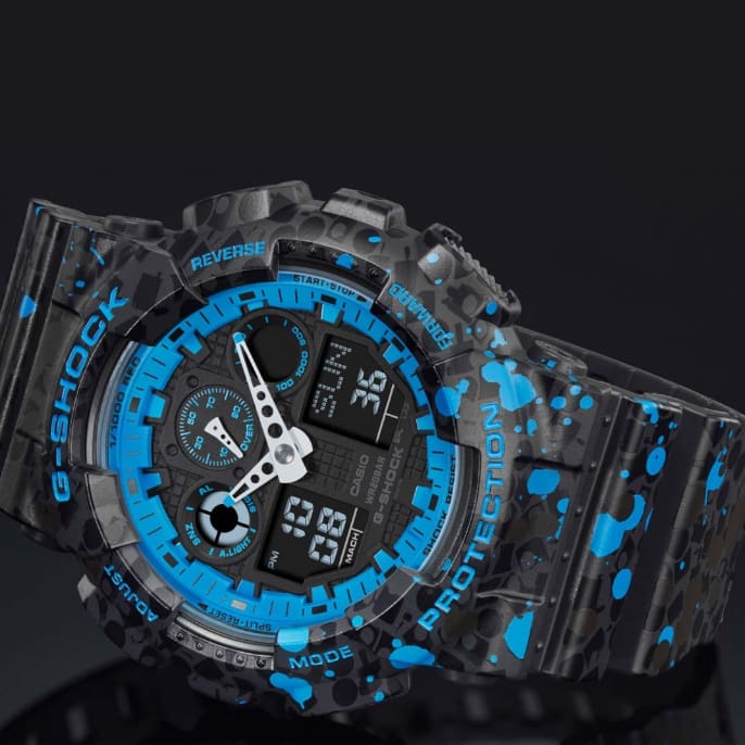 Focalização no modelo de parceria entre G-SHOCK e Stash