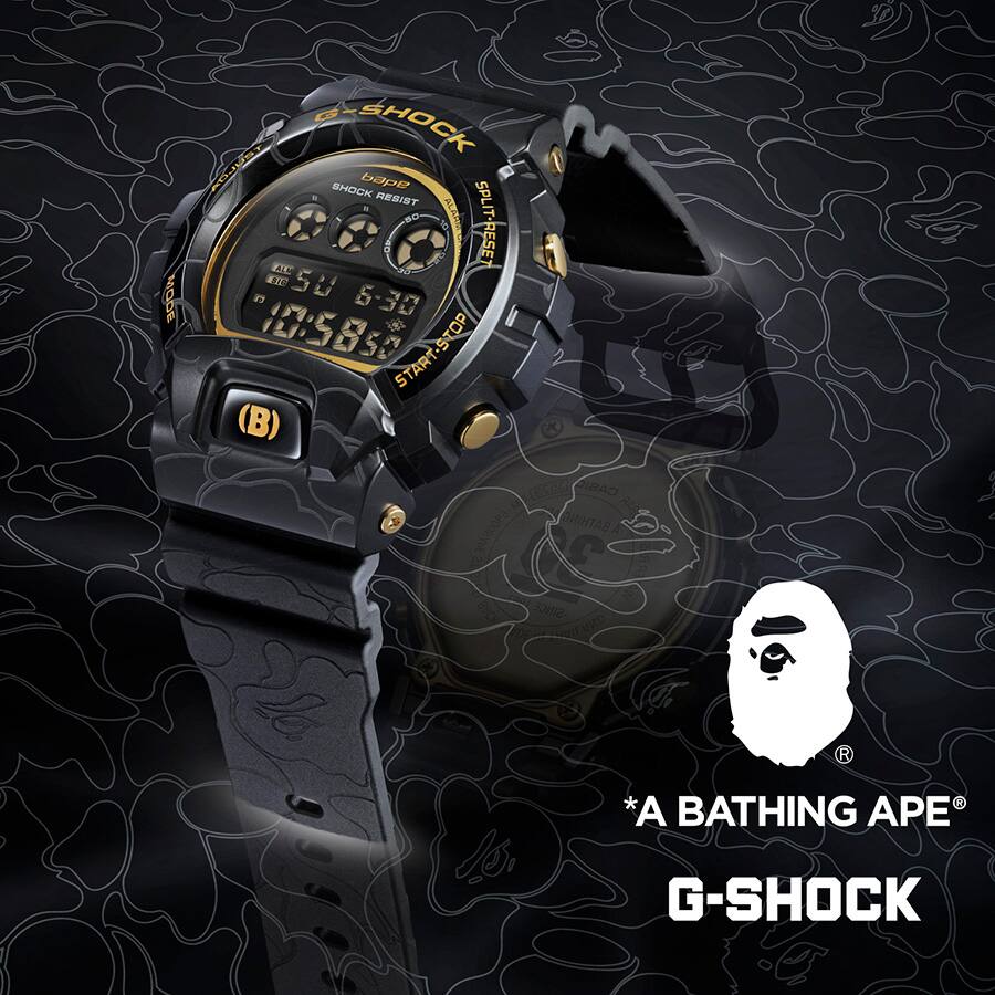 g-shock x bape