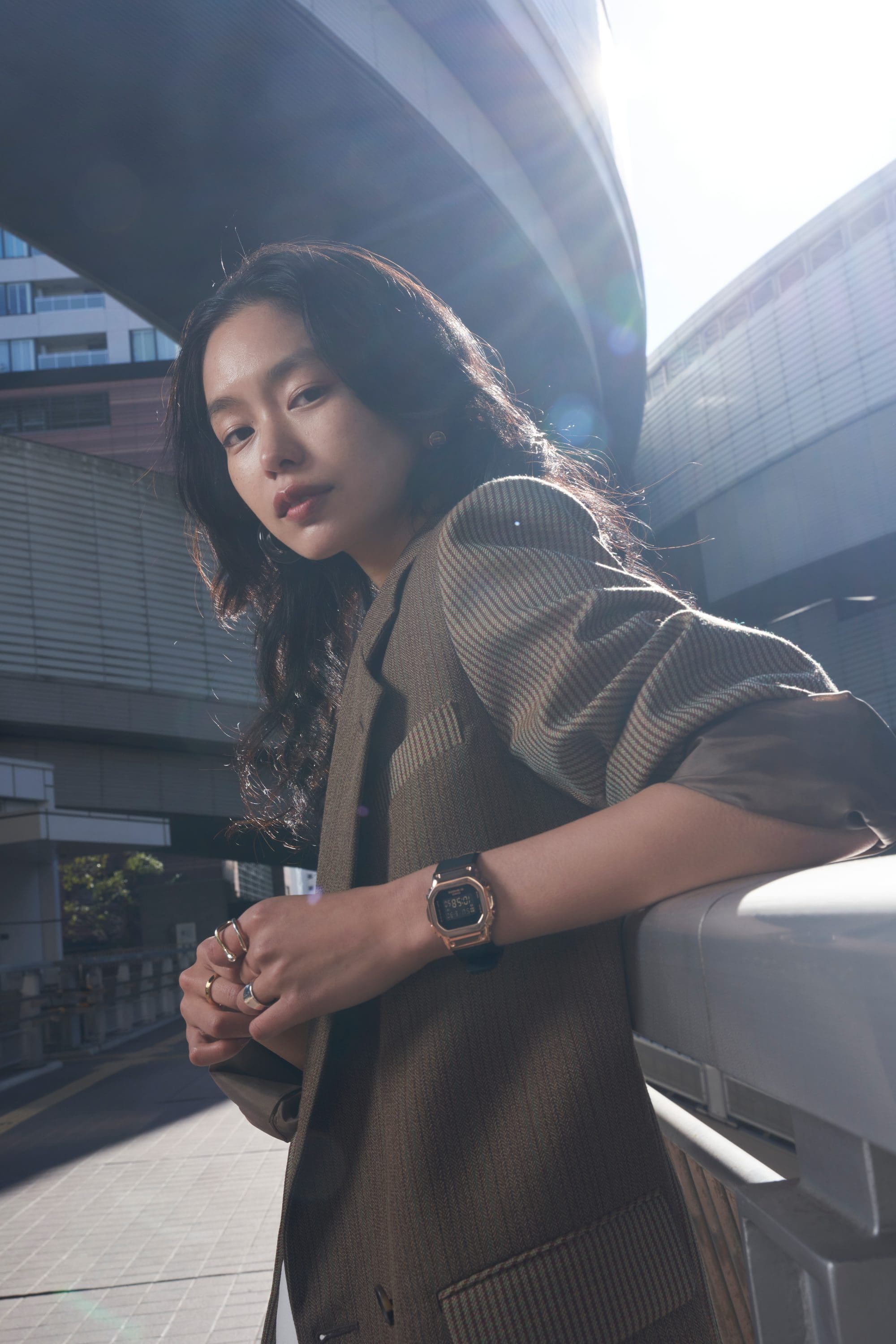 Stylish-with-G-SHOCK_GM-S5600PG-1_Lifestyle 1