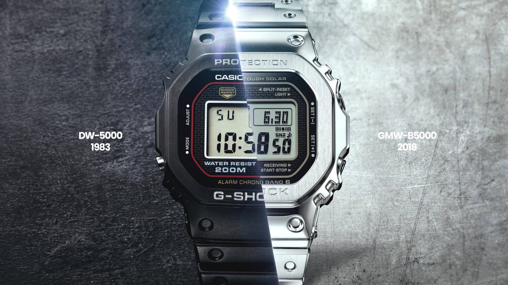 New, original shock-resistant construction for the Full Metal line