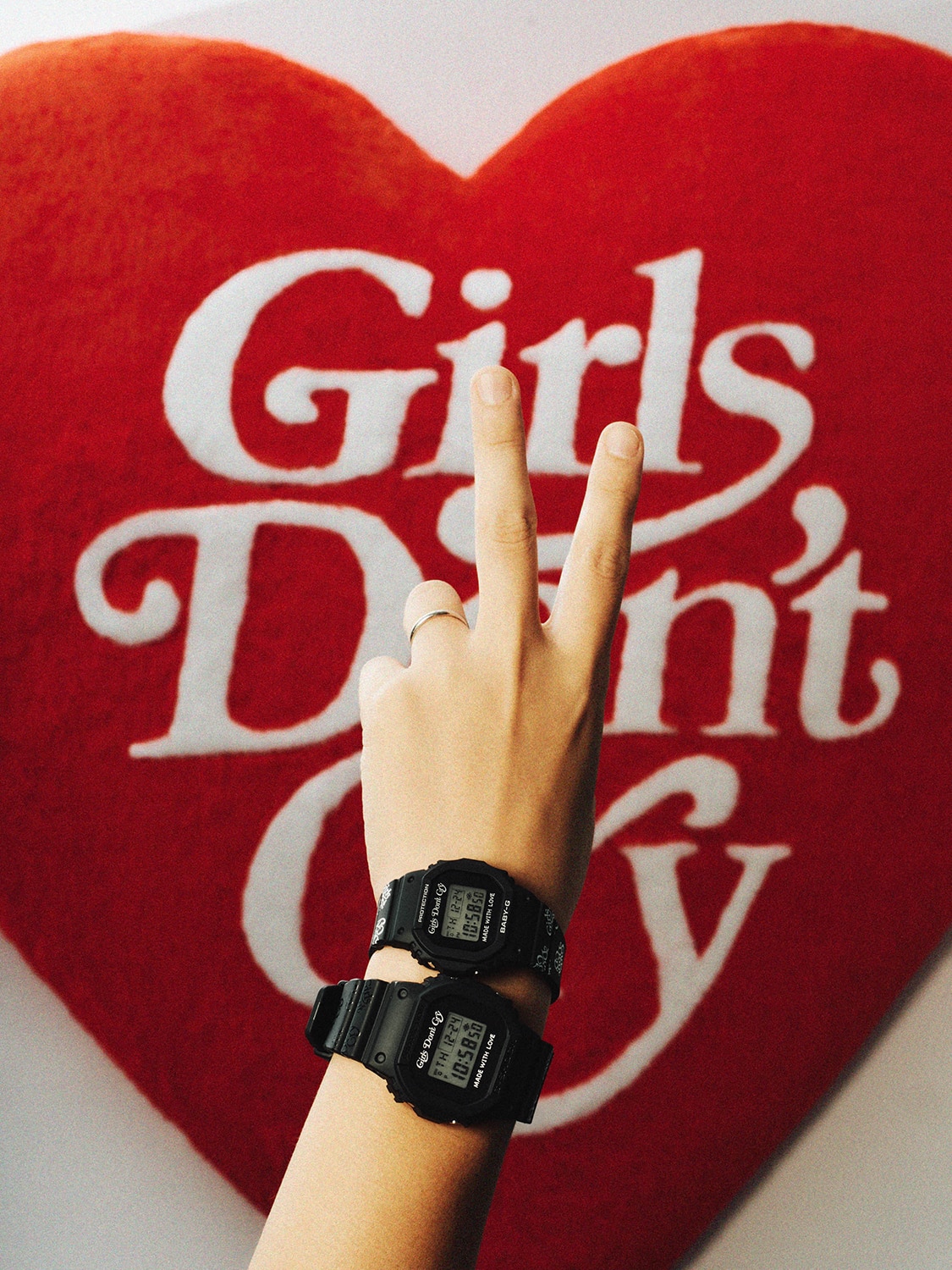 Girls Don't Cry collab G-SHOCK / BABY-G