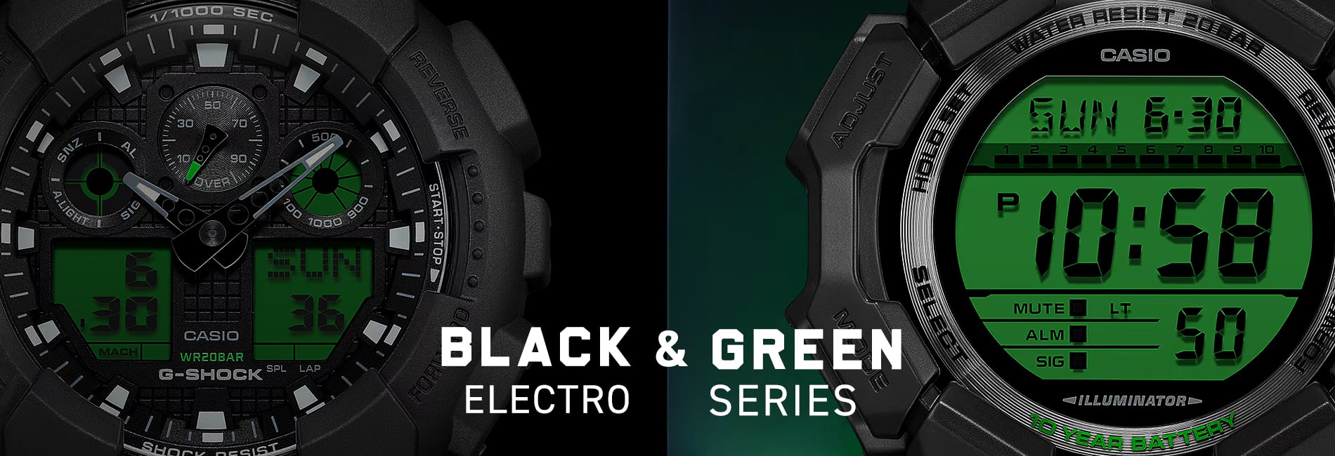 Black Electro & Grren Series