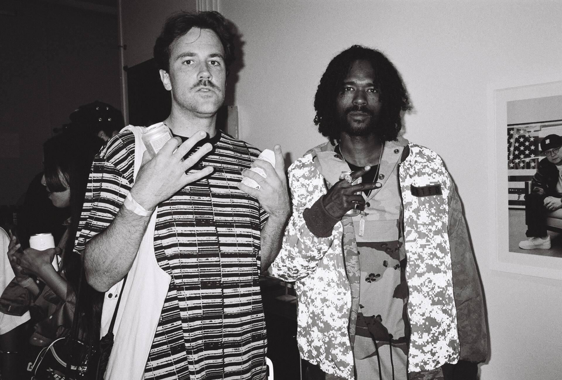  A photo of two men posing