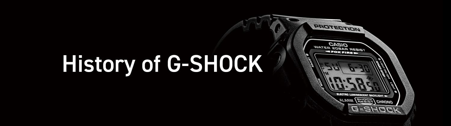 history of g-shock