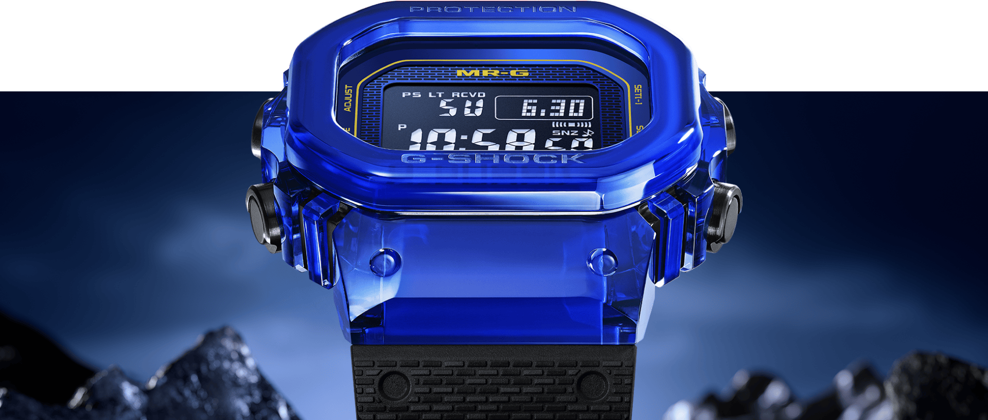 Blue IP bezel