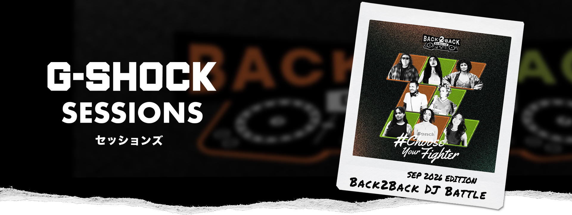 G-SHOCK Sessions | Back2Back DJ Battle Grand-Finale