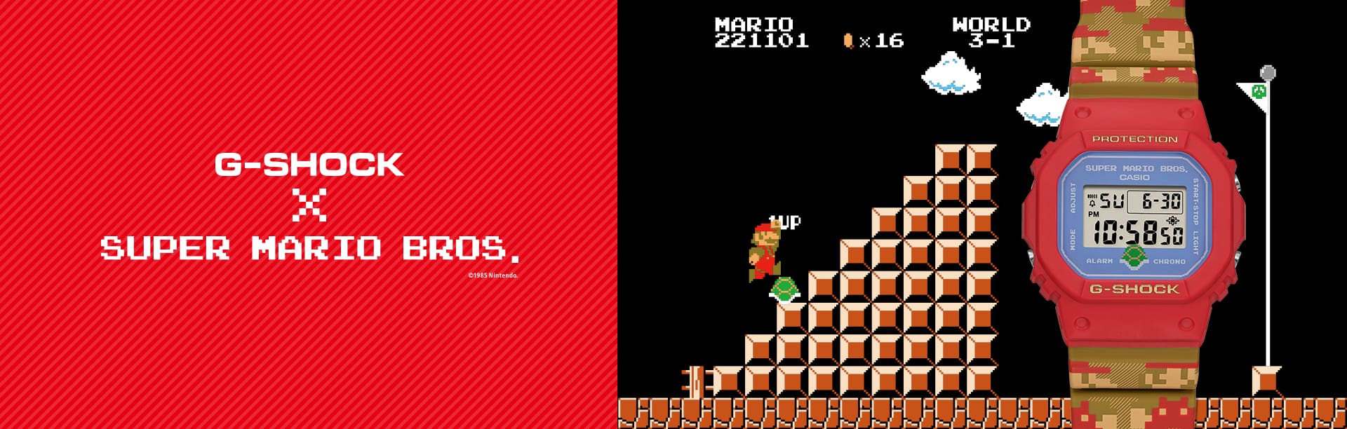 Super Mario Bros. and G-SHOCK