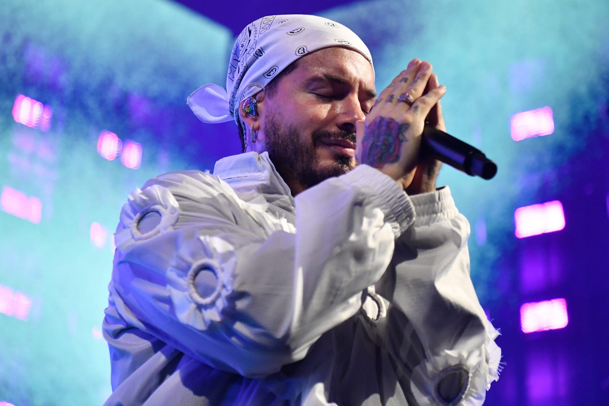 J Balvin performs