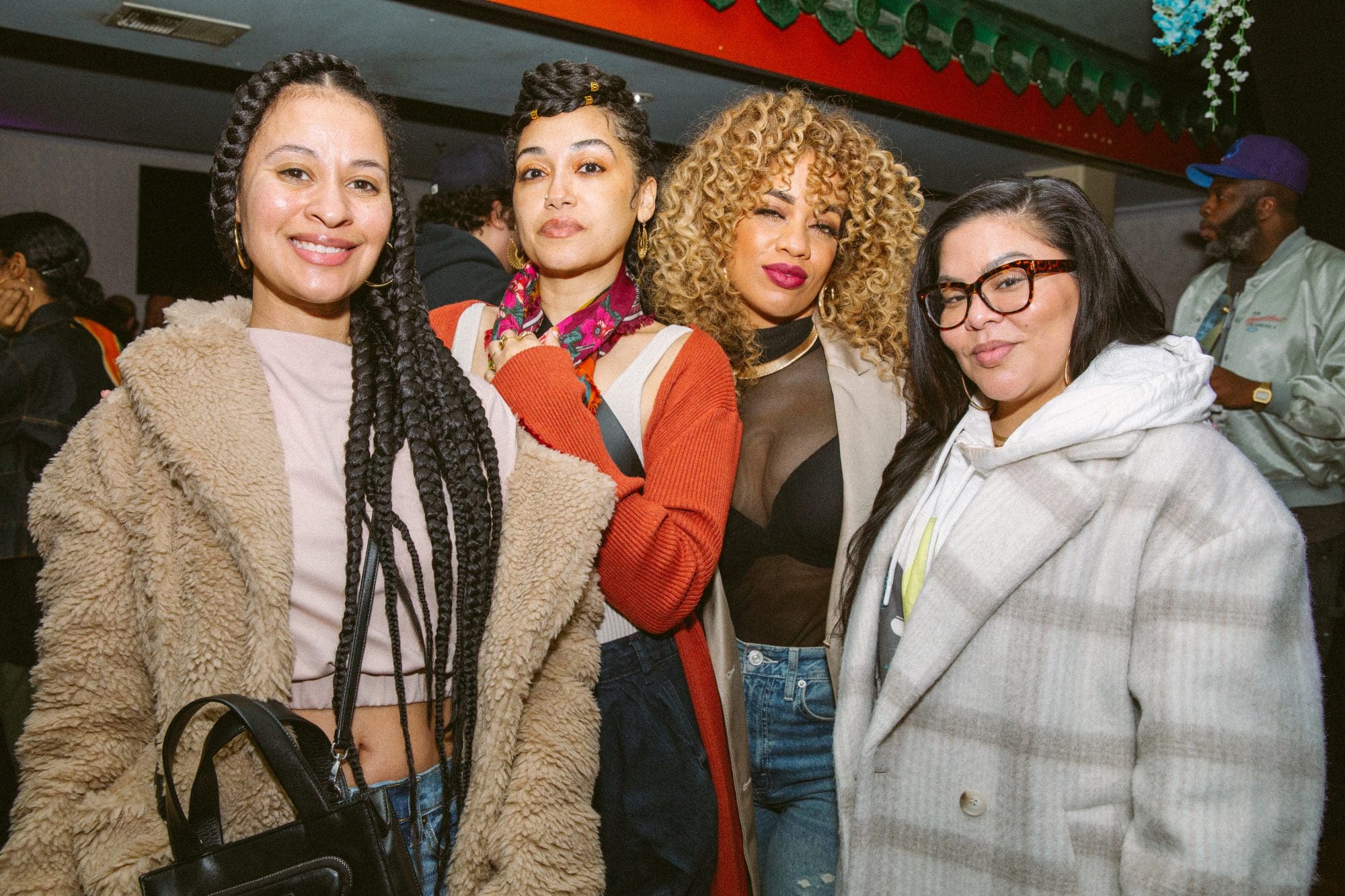 4 female attendees of the Bodega x G-SHOCK watch launch party 4 female attendees of the Bodega x G-SHOCK watch launch party